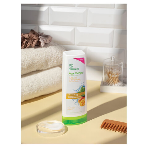 Бальзам для волос 360мл SYNERGETIC HAIR THERAPY "Объем и густота волос", натуральный, ш/к 57602