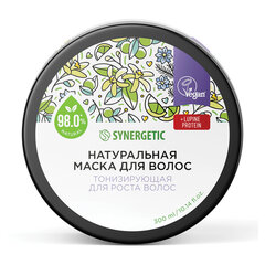 Маска для волос 300 мл, SYNERGETIC "Тонизирующая для роста волос", натуральная