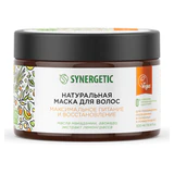 Маска для волос 300 мл, SYNERGETIC "Максимальное питание и восстановление", натуральная, 701802
