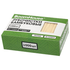 Зубочистки бамбуковые 1000 шт. в коробке, BOOMHOUSE (БУМХАУС), 701956