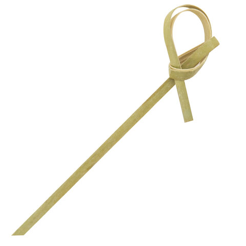 Шпажки-пики для канапе бамбуковые форма "Узелок" 6 см, 100 шт., BOOMHOUSE (БУМХАУС), 701973 - фото 2