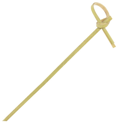 Шпажки-пики для канапе бамбуковые форма "Узелок" 9 см, 100 шт., BOOMHOUSE (БУМХАУС), 701974 - фото 2