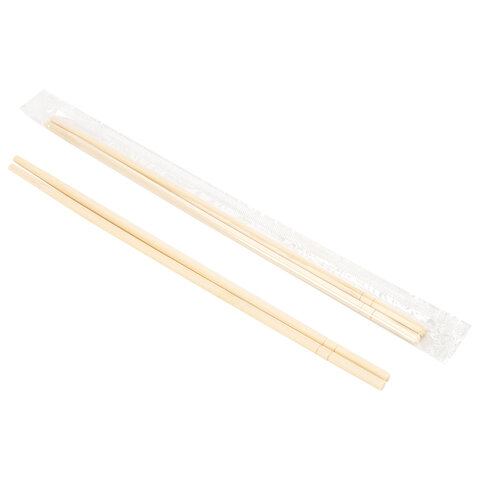 Палочки для суши бамбуковые 23 см, 100 ПАР, в индивидуальной упаковке, BOOMHOUSE (БУМХАУС), 701978 - фото 2