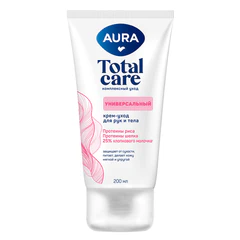 Крем для рук и тела 200 мл, AURA Total Care "Универсальный"