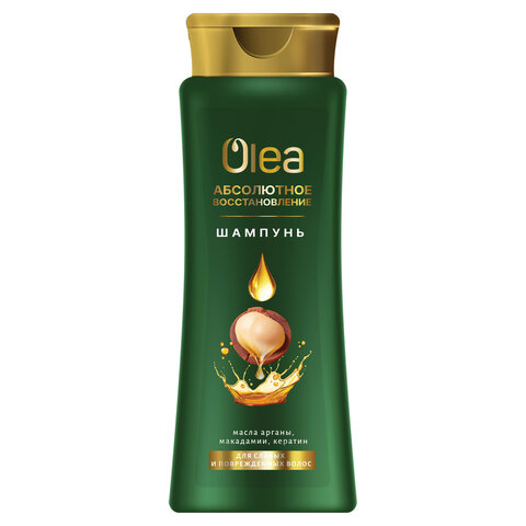 Шампунь для волос 400мл OLEA "Абсолютное восстановление" для слабых и поврежденных волос, ш/к 19683