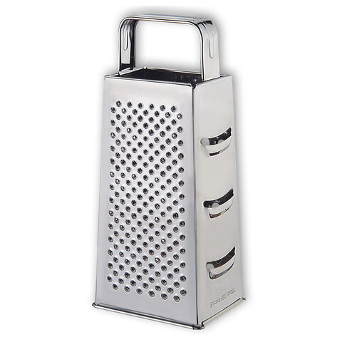 Терка 4-х сторонняя 24 см, нержавеющая сталь, хромированная ручка, PRIMAURA, 702081 - фото 2