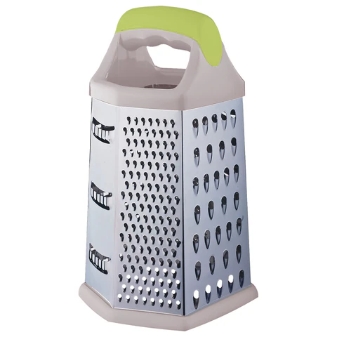 Терка 6-и сторонняя 23см, нержавеющая сталь, пластиковая ручка, прорез.основание,PRIMAURA, 702086 - фото 2