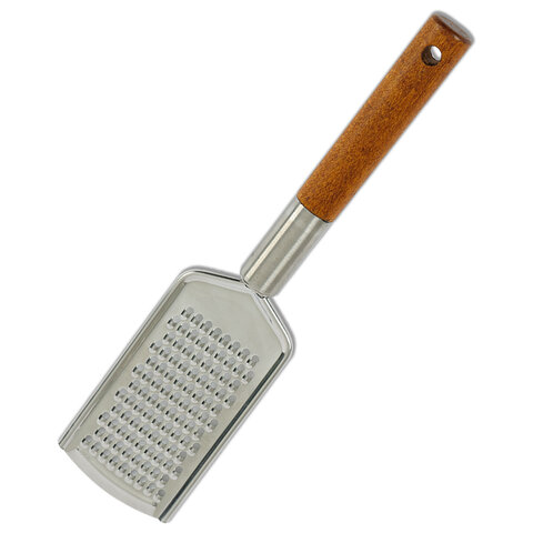 Терка ручная с деревянной ручкой, мелкая нарезка, нержавеющая сталь, PRIMAURA (ПРИМАУРА), 702090 - фото 2