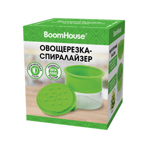 Овощерезка-спиралайзер, ручная, нержавеющая сталь, BOOMHOUSE (БУМХАУС), 702097 - фото 3