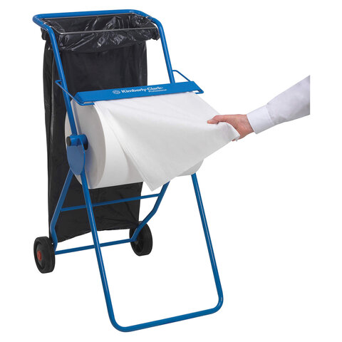 Протирочный нетканый материал KIMBERLY-CLARK Wypall X60, 650 листов в рулоне, 42х38 см, белый, 8349 - фото 6