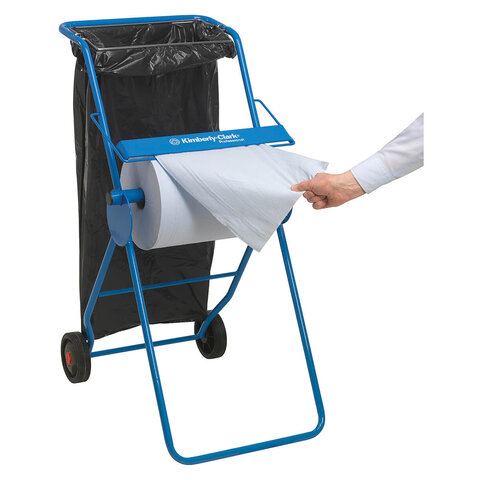 Бумага протирочная KIMBERLY-CLARK Wypall L20, 500л/рулон, 33х38см, 2-слойная, голубая, 7301