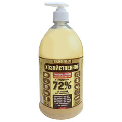Мыло жидкое 1 л, ХОЗЯЙСТВЕННОЕ, антибактериальное, РЕНЕССАНС КОСМЕТИК, МИНПРОМТОРГ