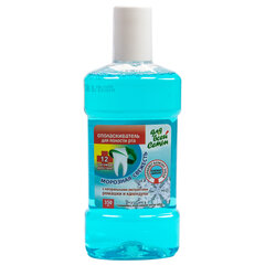 Ополаскиватель для полости рта 350 мл, ДЛЯ ВСЕЙ СЕМЬИ "Морозная свежесть", РЕНЕССАНС КОСМЕТИК