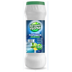 Чистящий порошок хлор-эффект 500 г, ВЫГОДНАЯ УБОРКА "Лимон и лайм", РЕНЕССАНС КОСМЕТИК, МИНПРОМТОРГ