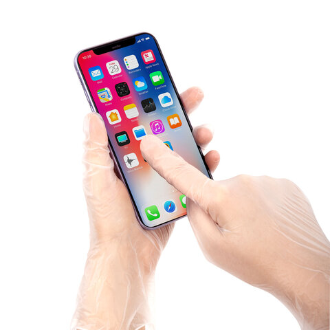 Перчатки виниловые универсальные 50 пар (100 шт.), размер XL (очень большой), белые, RABBITEX (РАББИТЕКС) Standard, 702166 - фото 8