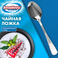 Ложка чайная BASIC, 1 шт., нержавеющая сталь, серебристая, BOOMHOUSE (БУМХАУС), 702293