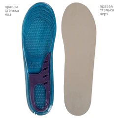 Стельки для обуви ГЕЛЕВЫЕ, размер RU 35-41/<wbr/>US 5-10, SHEGRA (ШЕГРА), 702300