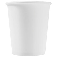 Стакан одноразовый бумажный 250/280 мл, КОМПЛЕКТ 50 шт., однослойный, белый, холодное/горячее, ФОРМАЦИЯ, HB80-280-0000