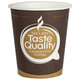 Стакан одноразовый бумажный 250/280 мл, КОМПЛЕКТ 50 шт., однослойный, Taste Quality, холодное/горячее, ФОРМАЦИЯ, HB80-280-0004