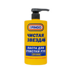Паста очищающая с абразивом, флакон с дозатором 700 мл, PINGO (Пинго), ЧИСТАЯ ЗВЕЗДА, от стойких загрязнений