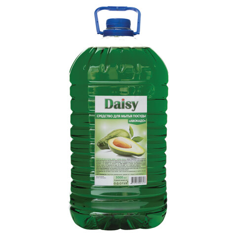 Средство для мытья посуды 5 л, DAISY "Авокадо", ПЭТ