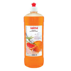 Средство для мытья посуды 750 мл, SAIMA "Ледяной цитрус", пуш-пул, МИНПРОМТОРГ