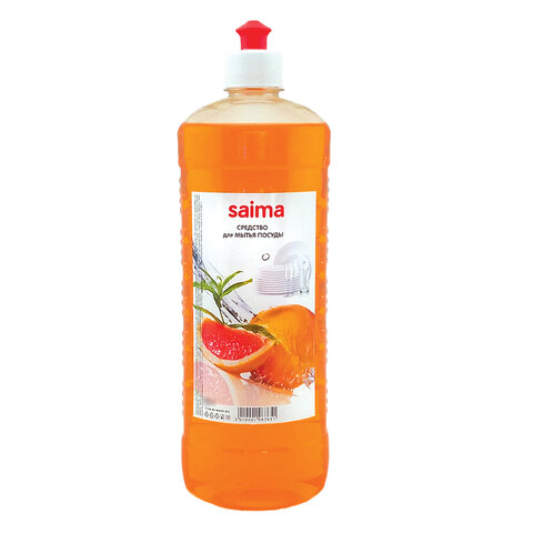 Средство для мытья посуды 750 мл, SAIMA "Ледяной цитрус", пуш-пул, МИНПРОМТОРГ