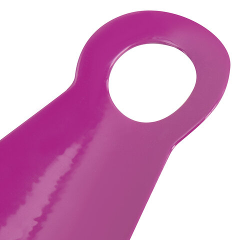 Ложка рожок для обуви МЕТАЛЛИЧЕСКАЯ 12см, 5 цветов, ассорти, SHEGRA (ШЕГРА), 702502