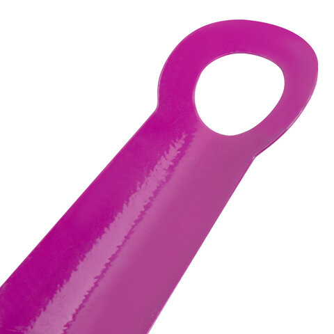 Ложка рожок для обуви МЕТАЛЛИЧЕСКАЯ 50см, 5 цветов ассорти, SHEGRA (ШЕГРА), 702505