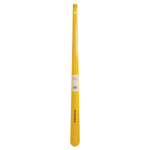 Ложка (рожок) для обуви с крючком МЕТАЛЛИЧЕСКАЯ 67 см, ЖЕЛТЫЙ, SHEGRA (ШЕГРА) PREMIUM, 702510 - фото 4