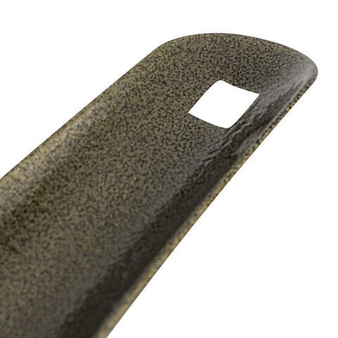 Ложка рожок для обуви с ушком МЕТАЛЛИЧЕСКАЯ 15 см, антик БРОНЗОВАЯ, SHEGRA (ШЕГРА), LUXE, 702513