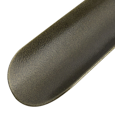 Ложка рожок для обуви с крючком МЕТАЛЛИЧЕСКАЯ 55 см, антик БРОНЗОВАЯ, SHEGRA (ШЕГРА), LUXE, 702515