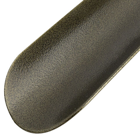 Ложка рожок для обуви с крючком МЕТАЛЛИЧЕСКАЯ 70 см, антик БРОНЗОВАЯ, SHEGRA (ШЕГРА), LUXE, 702516