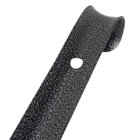 Ложка рожок для обуви с крючком МЕТАЛЛИЧЕСКАЯ 70 см, антик СЕРЕБРЯНАЯ, SHEGRA (ШЕГРА), LUXE, 702519