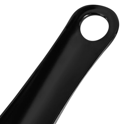 Ложка рожок для обуви ПЛАСТИКОВАЯ 15см, ЧЕРНАЯ, WBZ SHOES, 702522