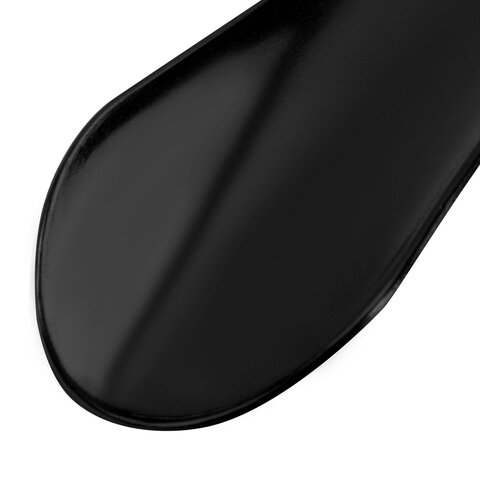 Ложка рожок для обуви ПЛАСТИКОВАЯ 15см, ЧЕРНАЯ, WBZ SHOES, 702522