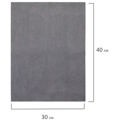 Салфетка КОРЕЙСКАЯ УМНАЯ для дома и авто БЕЗ РАЗВОДОВ, 30&times;40 см, 3 шт., УНИВЕРСАЛЬНАЯ, LAIMA, 702524