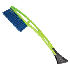 Щетка со скребком для снега автомобильная, мягкая щетина, 42 см, OKTAN, А3-01-02