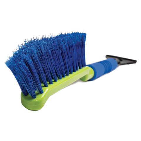 Щетка со скребком для снега автомобильная, мягкая щетина, 42,5см, Oktan, А3-01-03