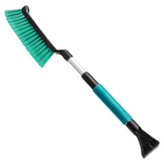 Щетка со скребком для снега телескопическая ручка, 57-70см, ассорти 3 цвета, Black&Blue, ВВ1005