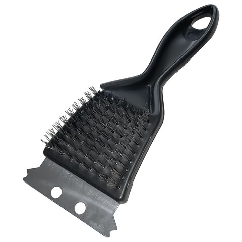 Щетка для чистки мангала и гриля 2 в 1, короткая ручка, ТУРБАЗА WBZ (ВБЗ), 702564