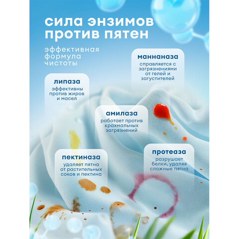 Гель для стирки цветного белья концентрированный, гипоаллергенный, 5 кг, CRISPI by GRASS, 125952