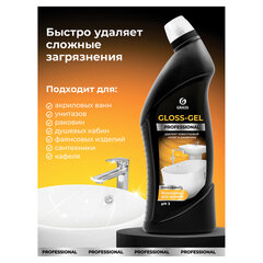 Средство для удаления ржавчины, известкового налета, кислотное, 750 мл, GRASS GLOSS-GEL PROFESSIONAL
