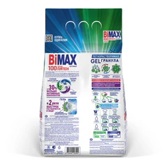Стиральный порошок-автомат GEL гранула 2,4 кг, BIMAX "100 пятен"