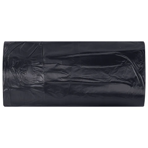 Мешки для мусора 60 л, черные, в рулоне 50 штук, особо прочные, ПВД 30 мкм, 60x90 см, LAIMA, 702656 - фото 2