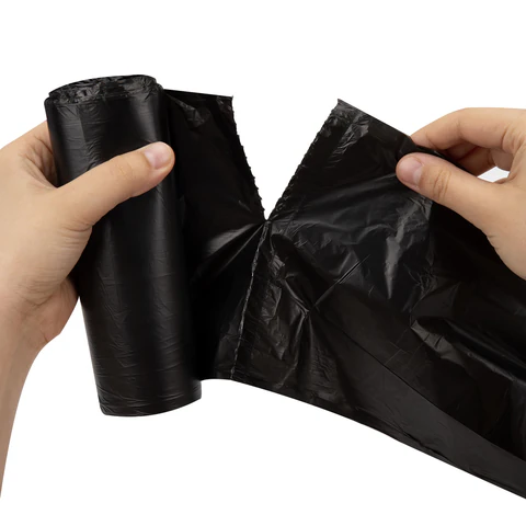 Мешки для мусора 60 л, черные в рулоне 30 штук, ПНД 10 мкм, 60x70 см, WBZ (ВБЗ), 702657 - фото 4