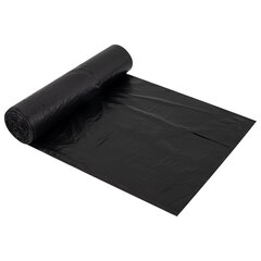 Мешки для мусора 120 л, черные, в рулоне 50 штук, ПВД 23 мкм, 65&times;105 см, BOOMHOUSE (БУМХАУС), 702670