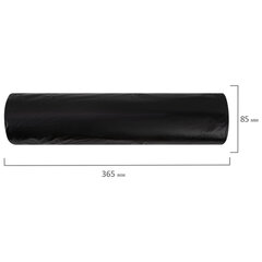 Мешки для мусора 120 л, черные, в рулоне 50 штук, ПВД 23 мкм, 65&times;105 см, BOOMHOUSE (БУМХАУС), 702670