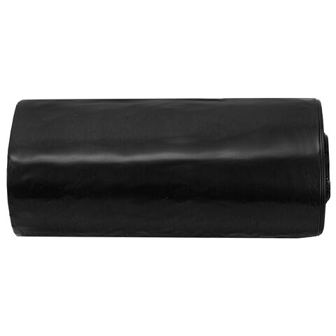 Мешки для мусора 160 л, черные, в рулоне 10 штук, прочные, ПВД 45 мкм, 90x110 см, LAIMA, 702674 - фото 5