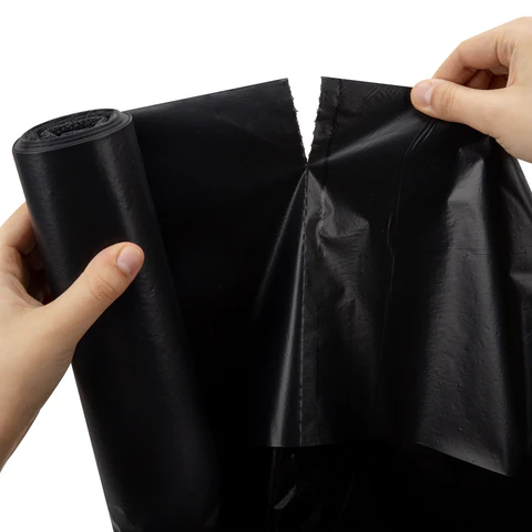 Мешки для мусора 240 л, черные в рулоне 10 штук, ПВД 80 мкм, 90x140 см, WBZ (ВБЗ), 702681 - фото 4